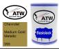 Preview: Chevrolet, Medium Gold Metallic, 055: 500ml Lackdose, von ATW Autoteile West.